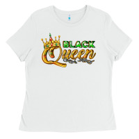 White black queen Ladies Tee - texasbilliewilder