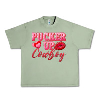 Oil Green pucker up cowboy Urban Heavy Tee - AdoDesignShop