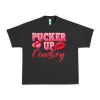 Pigment Black pucker up cowboy Urban Heavy Tee - AdoDesignShop