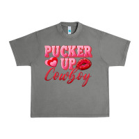 Tornado pucker up cowboy Urban Heavy Tee - AdoDesignShop