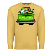 Antique Gold St Patrick's Day Truck Premium Sweatshirt - Bettercallsaul