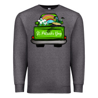 Charcoal Heather St Patrick's Day Truck Premium Sweatshirt - Bettercallsaul