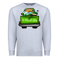 Heather Grey St Patrick's Day Truck Premium Sweatshirt - Bettercallsaul