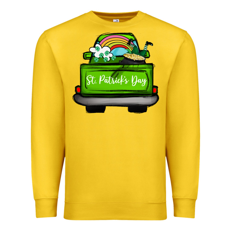 St Patrick's Day Truck Premium Sweatshirt by Bettercallsaul | Teevron