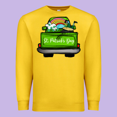 St Patrick's Day Truck Premium Sweatshirt Designed By Bettercallsaul