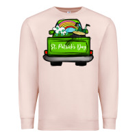 Pale Pink St Patrick's Day Truck Premium Sweatshirt - Bettercallsaul