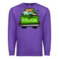 Purple St Patrick's Day Truck Premium Sweatshirt - Bettercallsaul