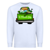 White St Patrick's Day Truck Premium Sweatshirt - Bettercallsaul