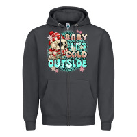 Smoke baby its cold outside skeleton Zipper Hoodie - MaliasSmallBusiness