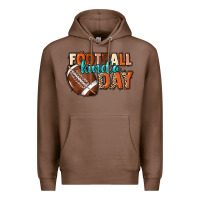 Chestnut Football kinda day Premium Hoodie - NancyCooperArtShop