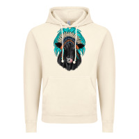 Vintage Artic black angus indian headdress Vintage Hoodie - JahusDesignShop