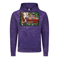 Cloud Purple all i want for christmas is a cow cowhide Vintage Hoodie - RanaPortraitStore