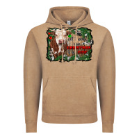 Vintage Coffee all i want for christmas is a cow cowhide Vintage Hoodie - RanaPortraitStore