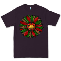 Plum christmas sunflower Premium Tee - RanaPortraitStore