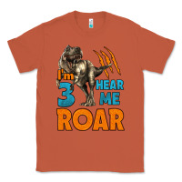 Copper i'm three hear me roar dinosaur birthday Classic Tee - LillyAllenDesigns