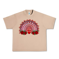 Burro valentine's day rainbow with roses Urban Heavy Tee - AdoDesignShop