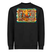 Black cactus western leopard Heavyweight Sweatshirt - AdoDesignShop