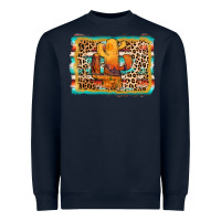 Navy cactus western leopard Heavyweight Sweatshirt - AdoDesignShop