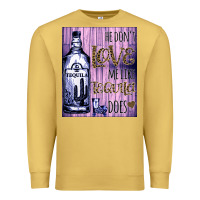 Antique Gold He don't like me like Tequila does nobody can Premium Sweatshirt - Bettercallsaul