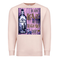 Pale Pink He don't like me like Tequila does nobody can Premium Sweatshirt - Bettercallsaul