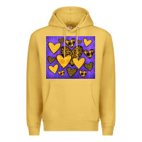 Antique Gold team spirit color purple and gold Premium Hoodie - JahusDesignShop