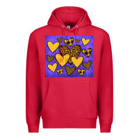 Cardinal team spirit color purple and gold Premium Hoodie - JahusDesignShop