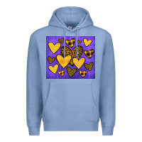Colony Blue team spirit color purple and gold Premium Hoodie - JahusDesignShop