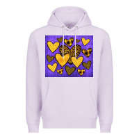 Lilac team spirit color purple and gold Premium Hoodie - JahusDesignShop
