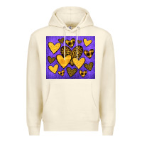 Sandshell team spirit color purple and gold Premium Hoodie - JahusDesignShop