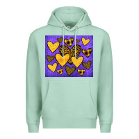Seafoam team spirit color purple and gold Premium Hoodie - JahusDesignShop
