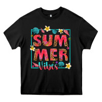 Black summer  vibes Heavy Core Tee - texasbilliewilder