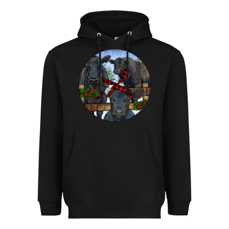 Black Angus Family Heavyweight Hoodie by RanaPortraitStore | Teevron