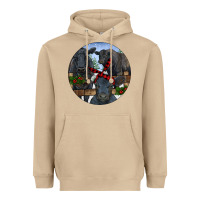 Mushroom Black Angus Family Heavyweight Hoodie - RanaPortraitStore