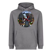Storm Black Angus Family Heavyweight Hoodie - RanaPortraitStore