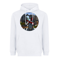 White Black Angus Family Heavyweight Hoodie - RanaPortraitStore
