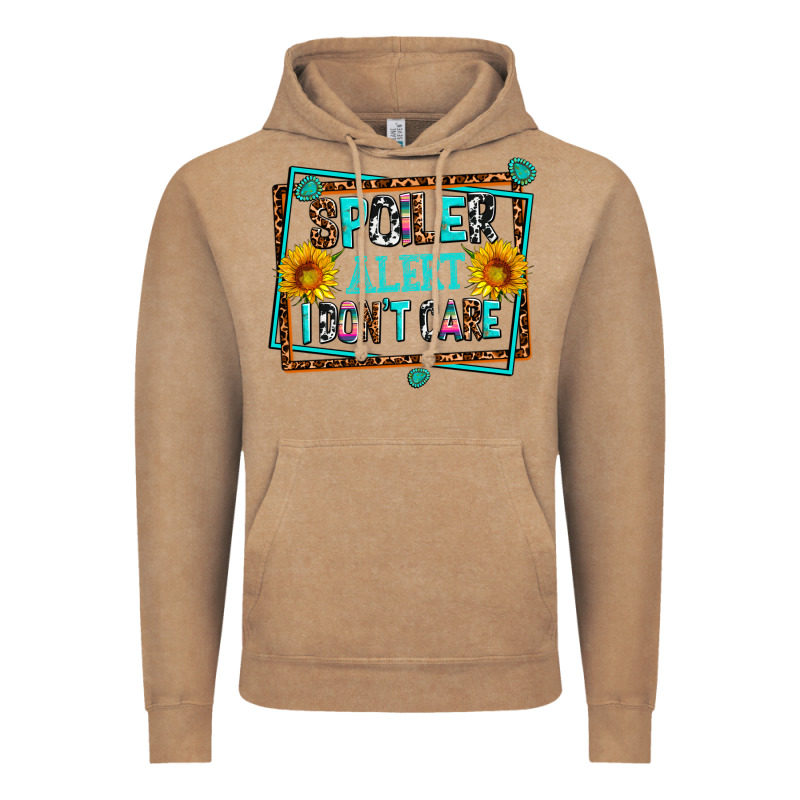 Spoiler Alert I Dont Care Vintage Hoodie by AdoDesignShop | Teevron