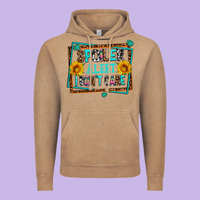 Spoiler Alert I Dont Care Vintage Hoodie Designed By Adodesignshop