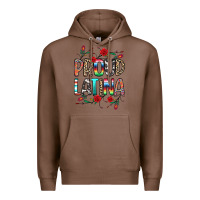 Chestnut Proud Latina Premium Hoodie - texasbilliewilder