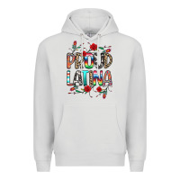 Dove Grey Proud Latina Premium Hoodie - texasbilliewilder