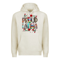 Oatmeal Heather Proud Latina Premium Hoodie - texasbilliewilder