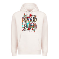 Pale Pink Proud Latina Premium Hoodie - texasbilliewilder