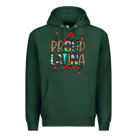 Sports Green Proud Latina Premium Hoodie - texasbilliewilder