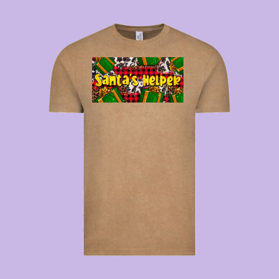 Santa's Helper With Gifts Vintage Tee Designed By Adodesignshop