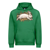 Emerald Bunny Rabbit leopard Easter Day Urban Hoodie - HowdyJamesFarm