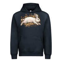 Navy Bunny Rabbit leopard Easter Day Urban Hoodie - HowdyJamesFarm