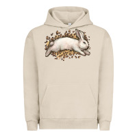 Pigment French Oak Bunny Rabbit leopard Easter Day Urban Hoodie - HowdyJamesFarm