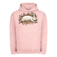 Pigment Salmon Bunny Rabbit leopard Easter Day Urban Hoodie - HowdyJamesFarm