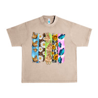 French Oak easter bunny butterfly daisy and sunflower with cowhide and  leopard b Urban Heavy Tee - Artiststas