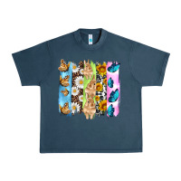 Midnight Navy easter bunny butterfly daisy and sunflower with cowhide and  leopard b Urban Heavy Tee - Artiststas