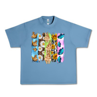 Pebble Blue easter bunny butterfly daisy and sunflower with cowhide and  leopard b Urban Heavy Tee - Artiststas
